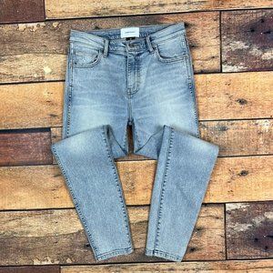 Current Elliott Skinny Jeans Size 27 Tonal Colorblock Pocket Denim Stretch
